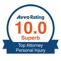 Avvo Rating 10.0 Superb | Top Attorney Personal Injury